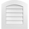 Ekena Millwork Arch Top Surface Mount PVC Gable Vent: Functional, w/ 3-1/2"W x 1"P Standard Frame, 20"W x 22"H GVPAR20X2201SF - alternate 1